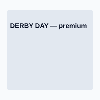 DERBY DAY — Game Day & Match Posters sports template