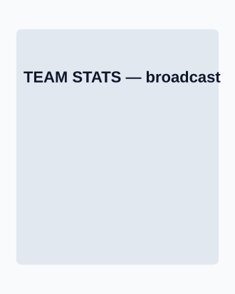 TEAM STATS — Stats & Schedules sports template