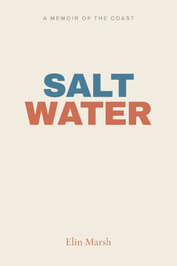 Salt Water — Memoir book cover template