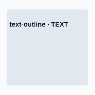 Text outline (stroke widths) — Text template
