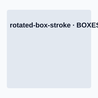 Rotated stroked box vs straight — Boxes template